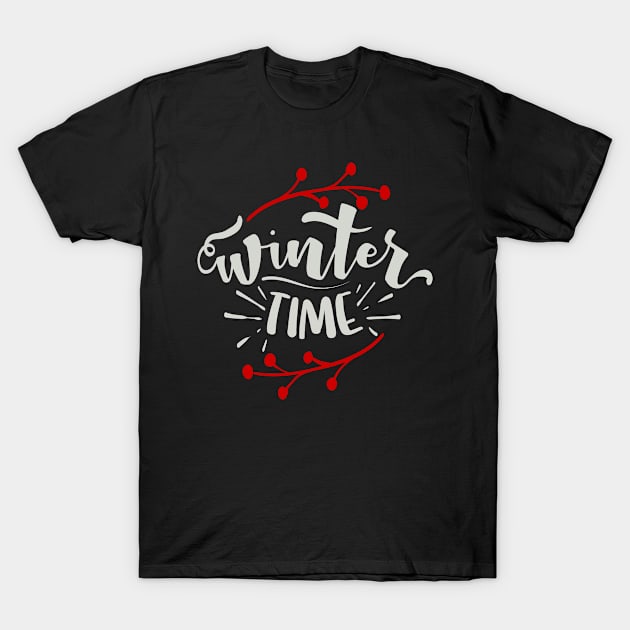 Winter Time T-Shirt by Fox1999